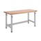 Seville Classics UltraHD Height Adjustable Workbench, 60" W x 24" D x 28.5" to 42"H